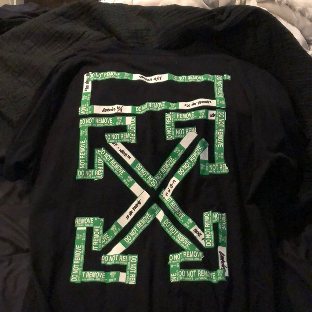 2018 Off-white oversized graphic tee